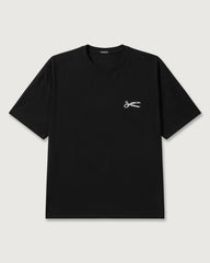 Denham T-Shirt Stencil Tee Black