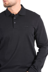 Boss Polo Longsleeve Pado 30 Nos Black