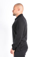 Boss Polo Longsleeve Pado 30 Nos Black