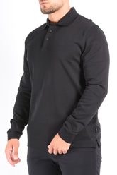 Boss Polo Longsleeve Pado 30 Nos Black