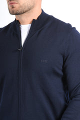 Boss Knit Vest Balonso L Dark Blue