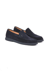 BOSS - Suede Loafers Sienne Loaf sd N - Dark Blue