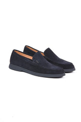 BOSS - Suede Loafers Sienne Loaf sd N - Dark Blue