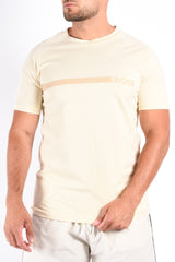 BOSS T-Shirt RN Slim Fit - Beige