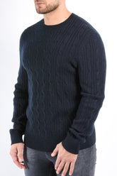 BOSS Knit Sweater H Hetico - Dark Blue