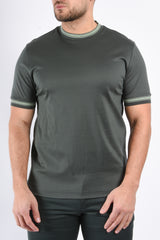 Boss H-Tessler 202 Mercerised T-Shirt - Open Green