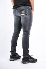 Boss C Delaware Slim Fit Stretch Jeans Charcoal
