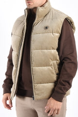Boss Corduroy Bodywarmer C Candrian Open Brown