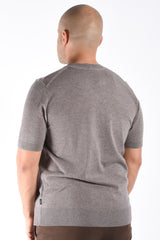 Boss Knit T-Shirt H Umauro Open Brown