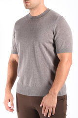Boss Knit T-Shirt H Umauro Open Brown