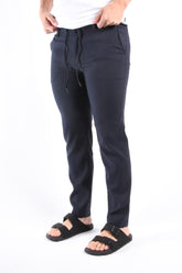 Boss Linen Pants H Kane1 RDS Dark Blue