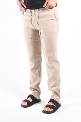 Boss Linen Pants H Kane1 RDS Open Beige