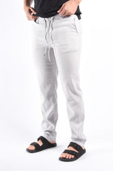 Boss Linen Pants H Kane1 RDS Open Grey