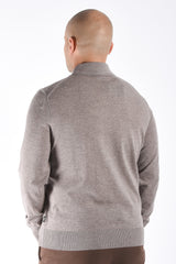 Boss Longsleeve Knit Polo H Lancione Open Brown