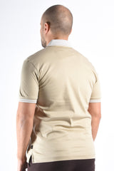 Boss Mercerised Slim Fit Polo H Phillipson 238 Open Beige