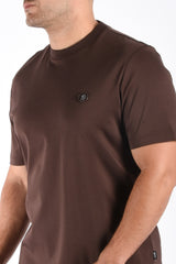 Boss Mercerised T-Shirt C Taut Dark Brown