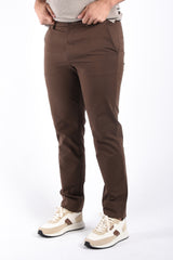 Boss P Kaiton1 Zip Performance Slim Fit Pantalon Dark Brown