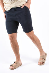 Boss Regular Cotton Stretch Shorts H Kane Dark Blue