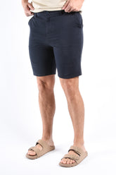 Boss Regular Cotton Stretch Shorts H Kane Dark Blue