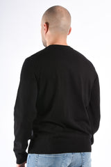 Boss Upacas-L Knit Sweater Black