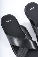 Boss Slippers Darrel Slid Black