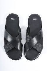 Boss Slippers Darrel Slid Black