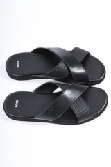 Boss Slippers Darrel Slid Black