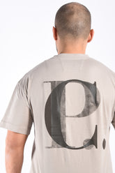 CP Company 30/1 Big Logo T-Shirt Dove