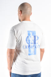 CP Company 30/1 Comfort Logo T-Shirt Gauze white