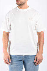 CP Company 30/1 Logo T-Shirt Gauze White