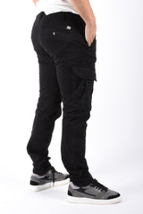 CP Company Cargo Pants Satin Black