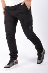 CP Company Cargo Pants Satin Black
