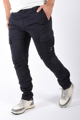 CP Company Cargo Pants Satin Fallen Total Eclipse