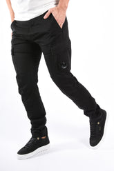 CP Company Cargo Pants Stretch Sateen Ergonomic Black