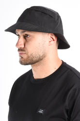 CP Company Chrome-R Bucket Hat Black