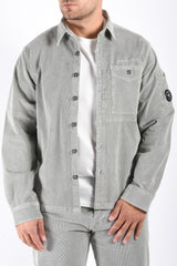CP Company Corduroy Overshirt Flint Grey