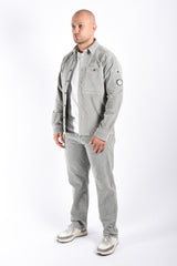 CP Company Corduroy Overshirt Flint Grey