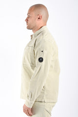 CP Company Corduroy Overshirt Silver Birch