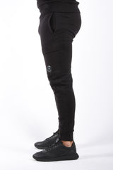 CP Company Diagonal Raised Fleece Lens Sweatpants Black