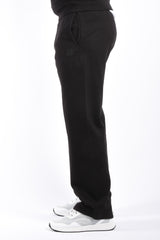 CP Company Diagonal Raised Fleece Logo Sweatpants Black