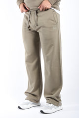 CP Company Diagonal Raised Fleece Logo Sweatpants Fallen Rock