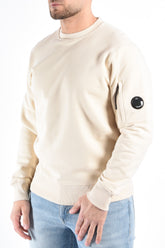 CP Company Diagonal Raised Fleece Sweater Frozen Dew