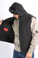 CP Company CP Shell R Goggle Bodywarmer Black