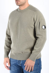 CP Company Lambswool GRS Crewneck Sweater Fallen Rock
