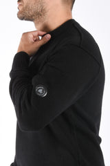 CP Company Lambswool GRS Lens Sweater Black