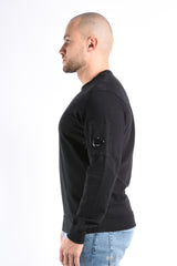 CP Company Light Fleece Sweater Black