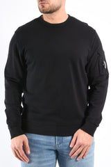 CP Company Light Fleece Sweater Black