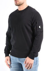 CP Company Light Fleece Sweater Black