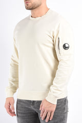 CP Company Light Fleece Sweater Frozen Dew