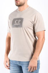 CP Company Logo Label T-Shirt 30/1 Dove